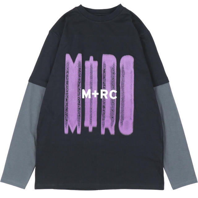 M＋RC NOIR（マルシェノア ） DOUBLE LAYER Tシャツ/カットソー(七分/長袖)