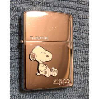 ジッポー(ZIPPO)のzippo  チタンコーティング  スヌーピー (タバコグッズ)