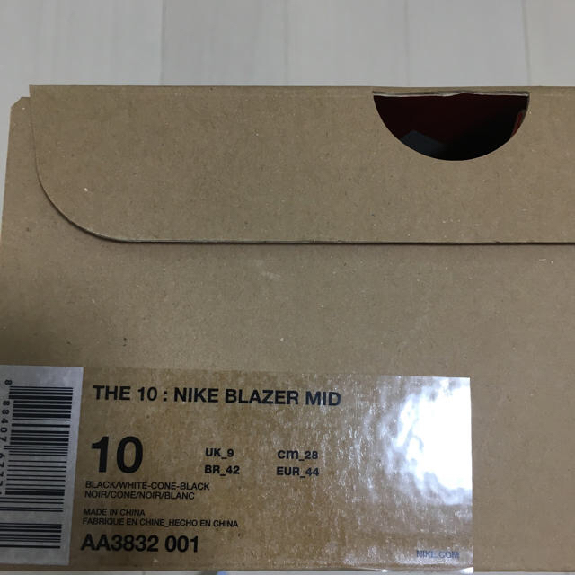 NIKE(ナイキ)の28センチ the10 nike off-white blazer ブラック メンズの靴/シューズ(スニーカー)の商品写真