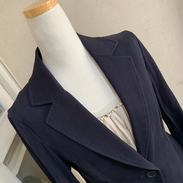 STRAWBERRY-FIELDS(ストロベリーフィールズ)のSTRAWBERRY FIELDS ストロベリーフィールズ ネイビー スーツ M レディースのフォーマル/ドレス(スーツ)の商品写真