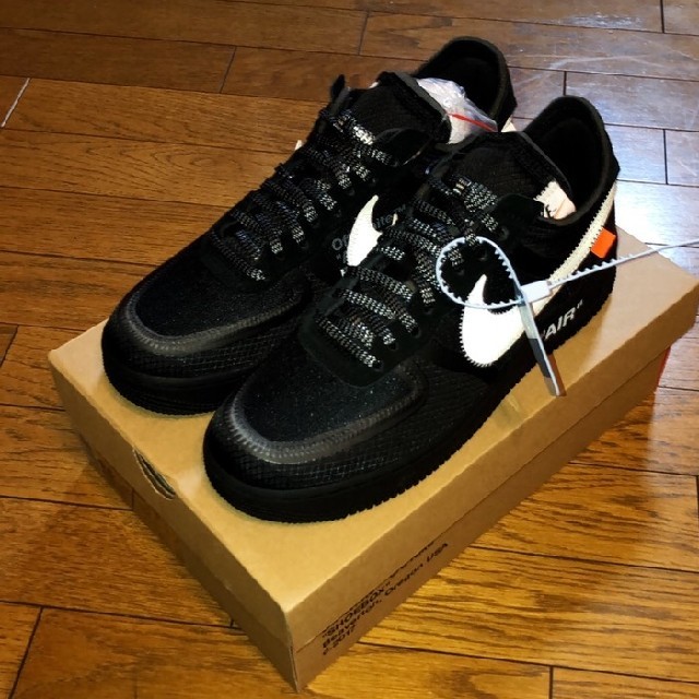 NIKE(ナイキ)のsnkrs購入 AIR FORCE 1 offwhite nikeオフホワイト  メンズの靴/シューズ(スニーカー)の商品写真