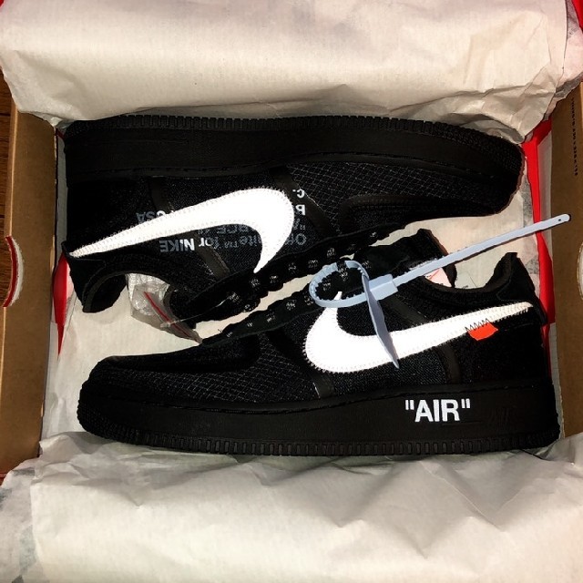 NIKE(ナイキ)のsnkrs購入 AIR FORCE 1 offwhite nikeオフホワイト  メンズの靴/シューズ(スニーカー)の商品写真