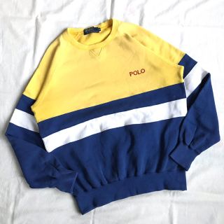 ポロラルフローレン(POLO RALPH LAUREN)の80s 90s POLO Ralph Lauren 切替 ラグランスウェット(スウェット)