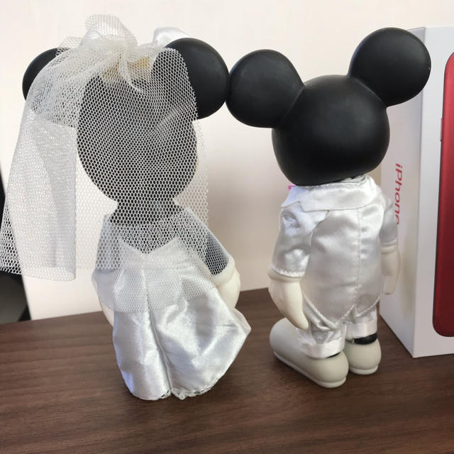 Disney(ディズニー)のウエディングドール ウェルカムボード 結婚式 ミッキー ミニーウエディングドレス ハンドメイドのウェディング(ウェルカムボード)の商品写真