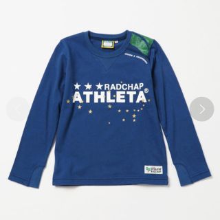 アスレタ(ATHLETA)の新品■ATHLETAロゴ長袖Tシャツ 120cm　ブルー■BRANSHES(Tシャツ/カットソー)