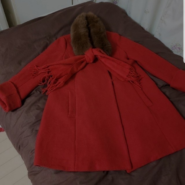 Rirandture(リランドチュール)の限定値下げ❣こじはる着用♡Aラインコート レディースのジャケット/アウター(毛皮/ファーコート)の商品写真