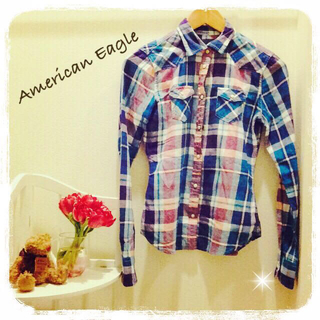 アメリカンイーグル(American Eagle)のアメリカンイーグルのネルシャツ(シャツ/ブラウス(長袖/七分))