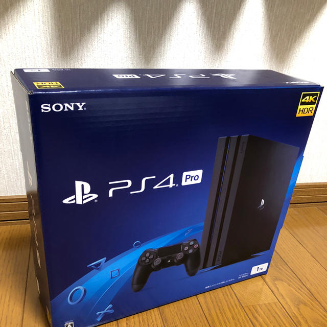 ゲームソフト/ゲーム機本体新品未開封 PS4 Pro 1TB CUH-7200B B01 Black