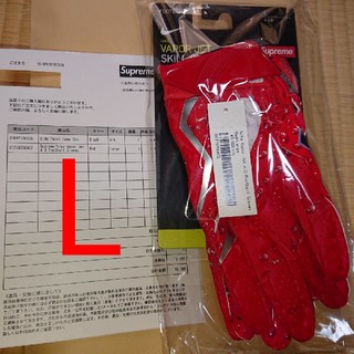 シュプリーム(Supreme)の最安値 Lサイズ Supreme NIKE グローブ 赤 手袋(手袋)