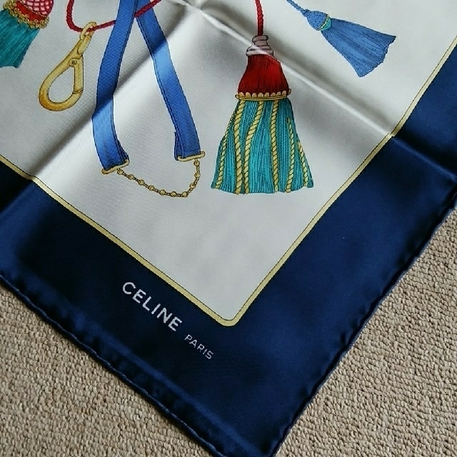 celine(セリーヌ)のCELINE スカーフ ヴィンテージ レディースのファッション小物(バンダナ/スカーフ)の商品写真