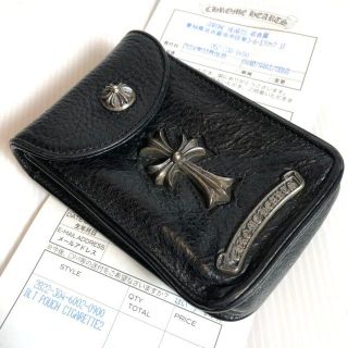 クロムハーツ(Chrome Hearts)のインボイス原本無修正付★クロムハーツ シルバークロス シガーケース★タバコ(タバコグッズ)