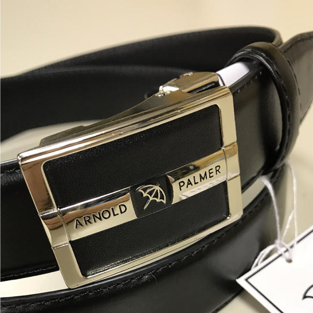 Arnold Palmer(アーノルドパーマー)の新品 アーノルドパーマー メンズ 革 ベルト 紳士 ビジネス カジュアル 黒 3 メンズのファッション小物(ベルト)の商品写真