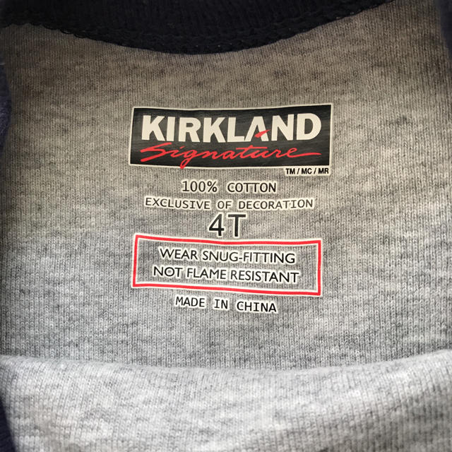 コストコ(コストコ)のコストコ KIRKLANDパジャマ 4T 消防車 キッズ/ベビー/マタニティのキッズ服男の子用(90cm~)(パジャマ)の商品写真