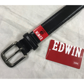 エドウィン(EDWIN)の新品 エドウィン EDWIN メンズ 革 ベルト ビジネス カジュアル 黒 6(ベルト)