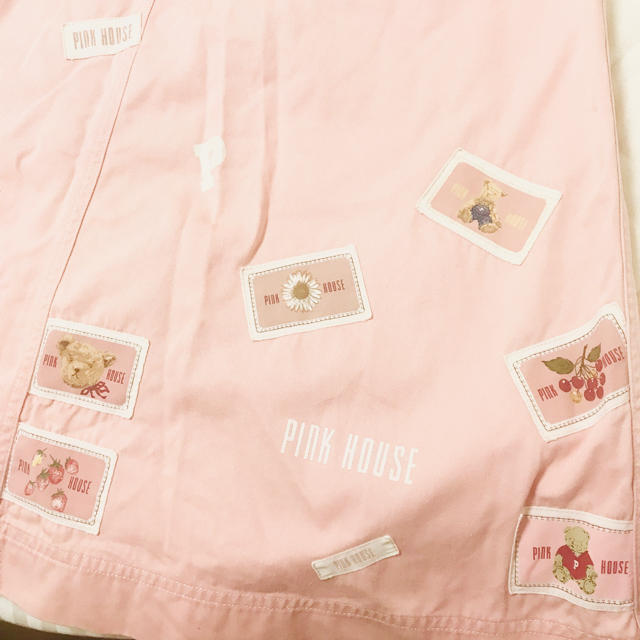 PINK HOUSE(ピンクハウス)のピンクハウス♡ワッペンスカート レディースのスカート(ロングスカート)の商品写真