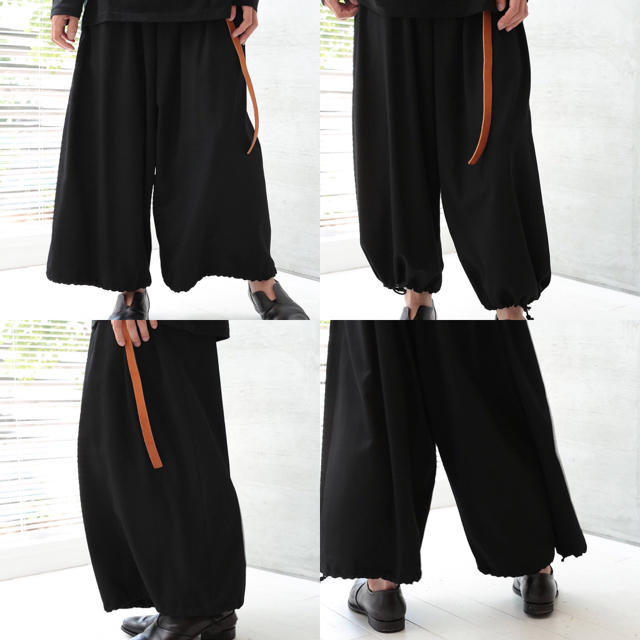 新品・国内正規品 18aw Yohji Yamamoto シワギャバ バルーンパンツ