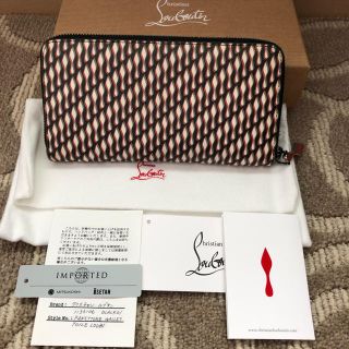 クリスチャンルブタン(Christian Louboutin)のルブタン☆ Christian Louboutinレッドソール柄長財布美品！！(長財布)