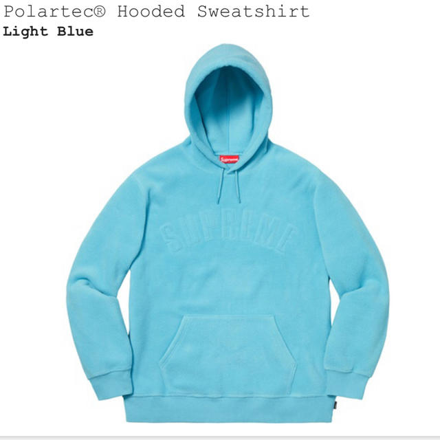 LightBlueSIZESupreme  Polartec® Hooded Sweatshirt