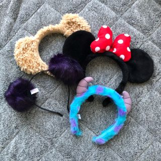 ディズニー(Disney)のディズニー 人気 カチューシャセット TDL TDS (キャラクターグッズ)