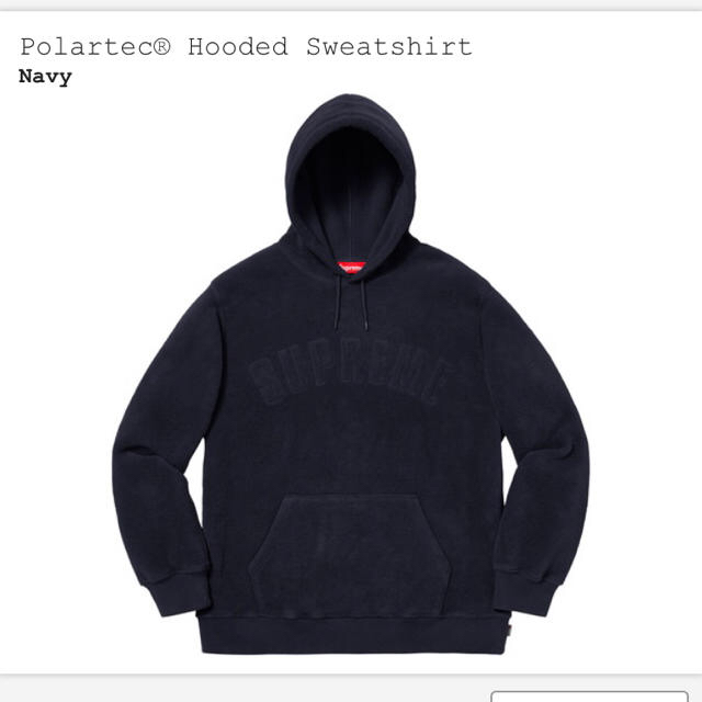 激安出品！supreme Polartec® Hooded Sweatshirt