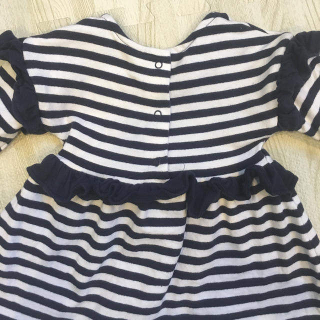 NEXT(ネクスト)のNext baby ボーダーワンピース 3-6month キッズ/ベビー/マタニティのベビー服(~85cm)(ワンピース)の商品写真