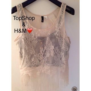 トップショップ(TOPSHOP)のTopShopとH&Mセット(カットソー(半袖/袖なし))