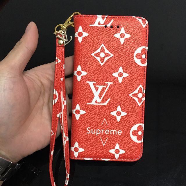 LOUIS VUITTON - Louis Vuitton iPhone レッドレザー携帯電話ケースカードの通販 by え's shop｜ルイヴィトンならラクマ