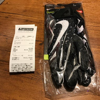 シュプリーム(Supreme)のsup nikevaporjet 4.0football skillgloves(手袋)