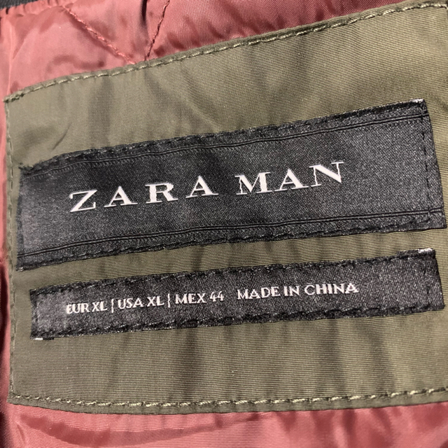 ZARA(ザラ)の[ZARA ザラ] ブルゾン 首元ボア カーキ メンズのジャケット/アウター(ブルゾン)の商品写真