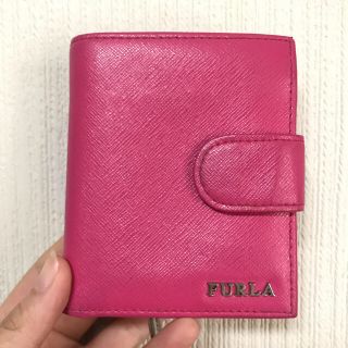 フルラ(Furla)のフルラ 2つ折り財布 サフィアーノ フューシャピンク(財布)