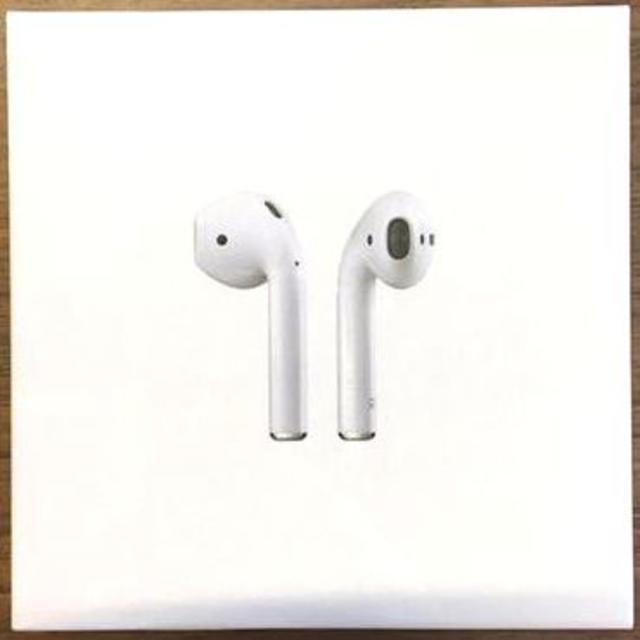 ヘッドフォン/イヤフォン【新品未開封】Apple AirPods（MMEF2J/A）