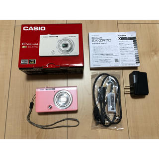 カシオ(CASIO)のCASIO＊EXILIM EX-ZR70 ピンク＊カメラ(コンパクトデジタルカメラ)