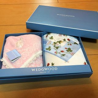 ウェッジウッド(WEDGWOOD)の【新品】WEDGWOOD ハンカチ 2枚組(ハンカチ)