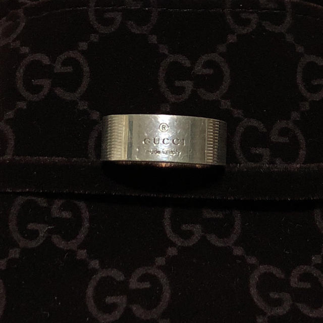 Gucci(グッチ)の【みなと様専用】【中古品】GUCCI 指輪 ユニセックス ＃16【正規品】 メンズのアクセサリー(リング(指輪))の商品写真