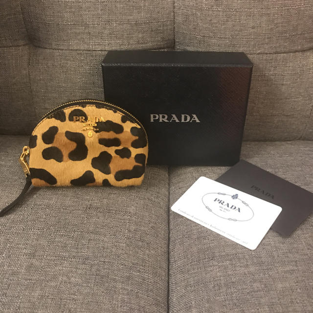 PRADA(プラダ)のプラダ❤️ PRADA レオパード ハラコ コインケース レディースのファッション小物(コインケース)の商品写真