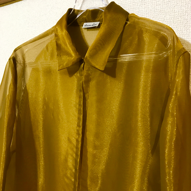 steven alan(スティーブンアラン)のsteven alan ゴールドシースルーシャツ レディースのトップス(シャツ/ブラウス(長袖/七分))の商品写真