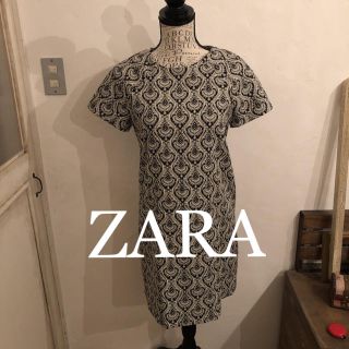 ザラ(ZARA)のZARAストレートワンピース最終値下げ(ひざ丈ワンピース)