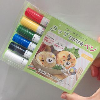 ラップにかけるペン サランラップ デコ弁 デコレーション お弁当 キャラ弁(弁当用品)