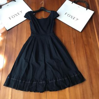 フォクシー(FOXEY)の♡極美品♡フォクシー フィット＆フレアワンピース(ひざ丈ワンピース)