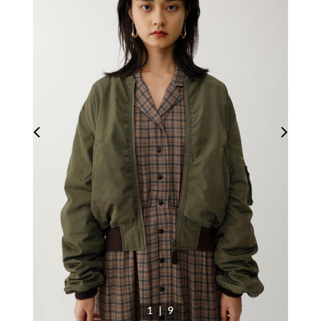 moussy(マウジー)のMOUSSY FADED VINTAGE MA-1 レディースのジャケット/アウター(ブルゾン)の商品写真