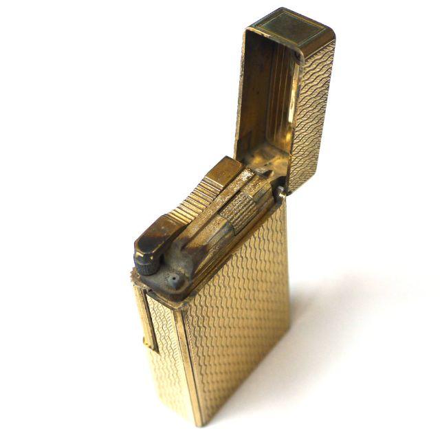 S.T. Dupont(エステーデュポン)のジャンク デュポン ガスライター ゴールド メンズのファッション小物(タバコグッズ)の商品写真