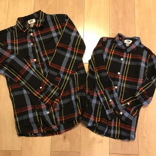 オールドネイビー(Old Navy)のチェックシャツ お揃い ペアルック オールドネイビー(シャツ/ブラウス(長袖/七分))