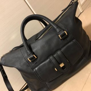 コールハーン(Cole Haan)のCOLE HANNレザーバッグ 美品(ショルダーバッグ)