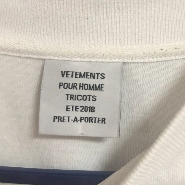 vetements カラフルロゴ スウェット ロングtシャツ メンズのトップス(スウェット)の商品写真