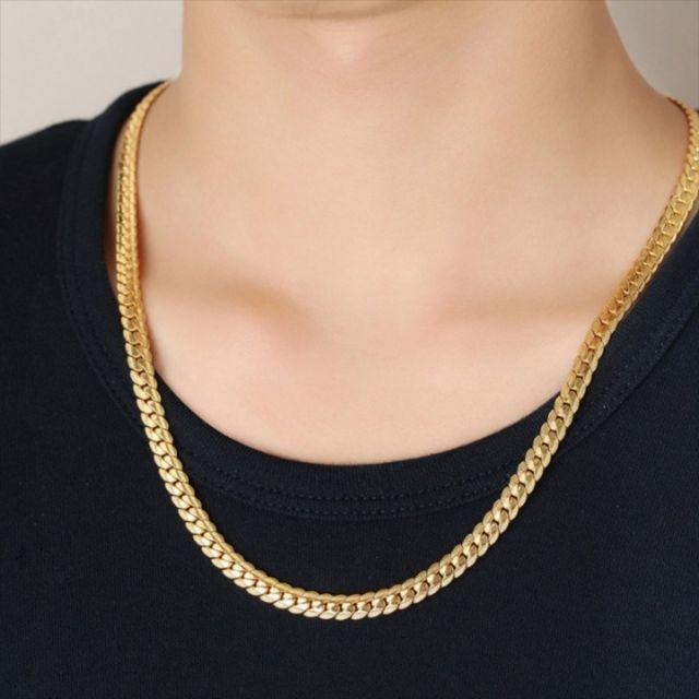 ネックレス メンズ 18金 18K ゴールド チェーン 喜平 キヘイ 50cm