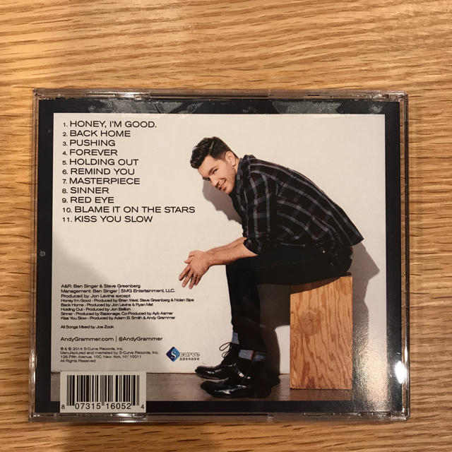 ANDY GRAMMER   MAGAZINES OR NOVELS エンタメ/ホビーのCD(ポップス/ロック(洋楽))の商品写真