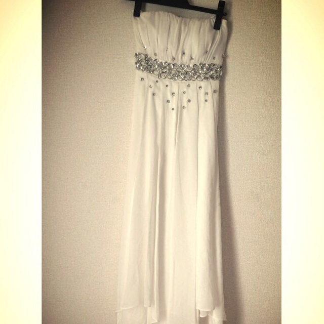 クリーニング済み♥白のロングドレス レディースのフォーマル/ドレス(その他ドレス)の商品写真