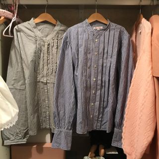 vintage gingham check shirt.(シャツ/ブラウス(長袖/七分))