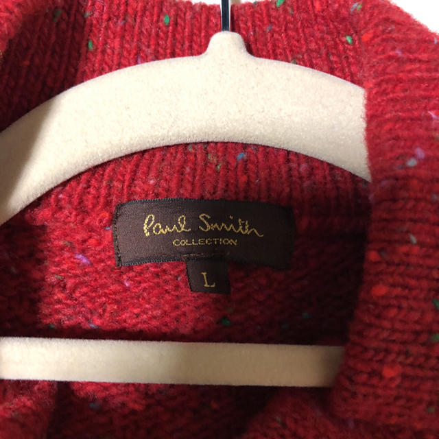 Paul Smith(ポールスミス)のポールスミス ニット 赤 美品 メンズのトップス(ニット/セーター)の商品写真