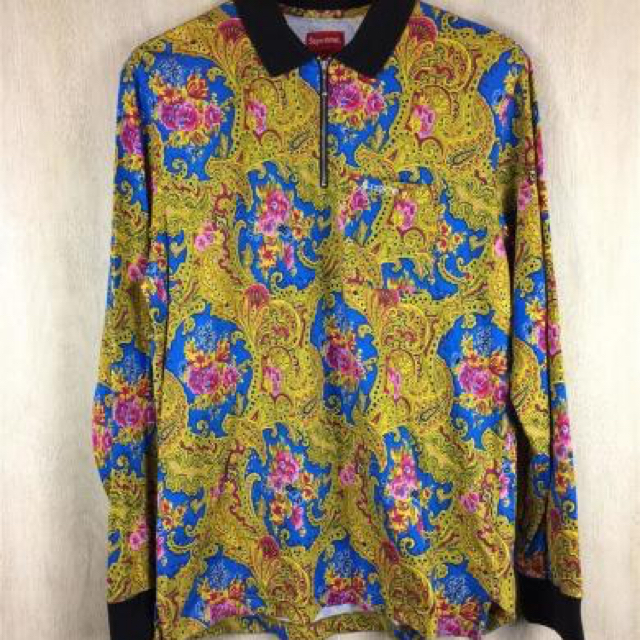 ???? Supreme - Paisley L/S Polo ペイズリー 1